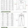 Ranboo Tracksuit Hoodie Pant Size chart