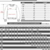 Ranboo Sweatshirt size chart